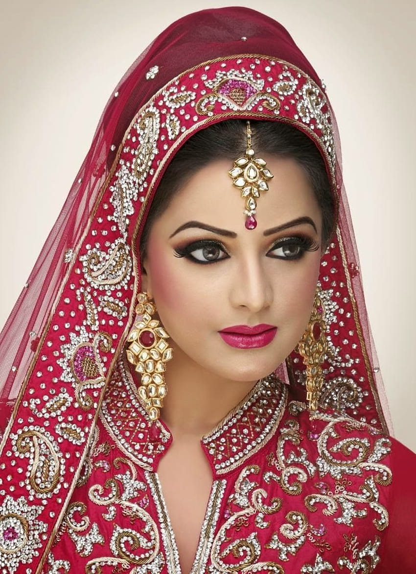 Bride : 2015, Bridal Makeup HD phone wallpaper