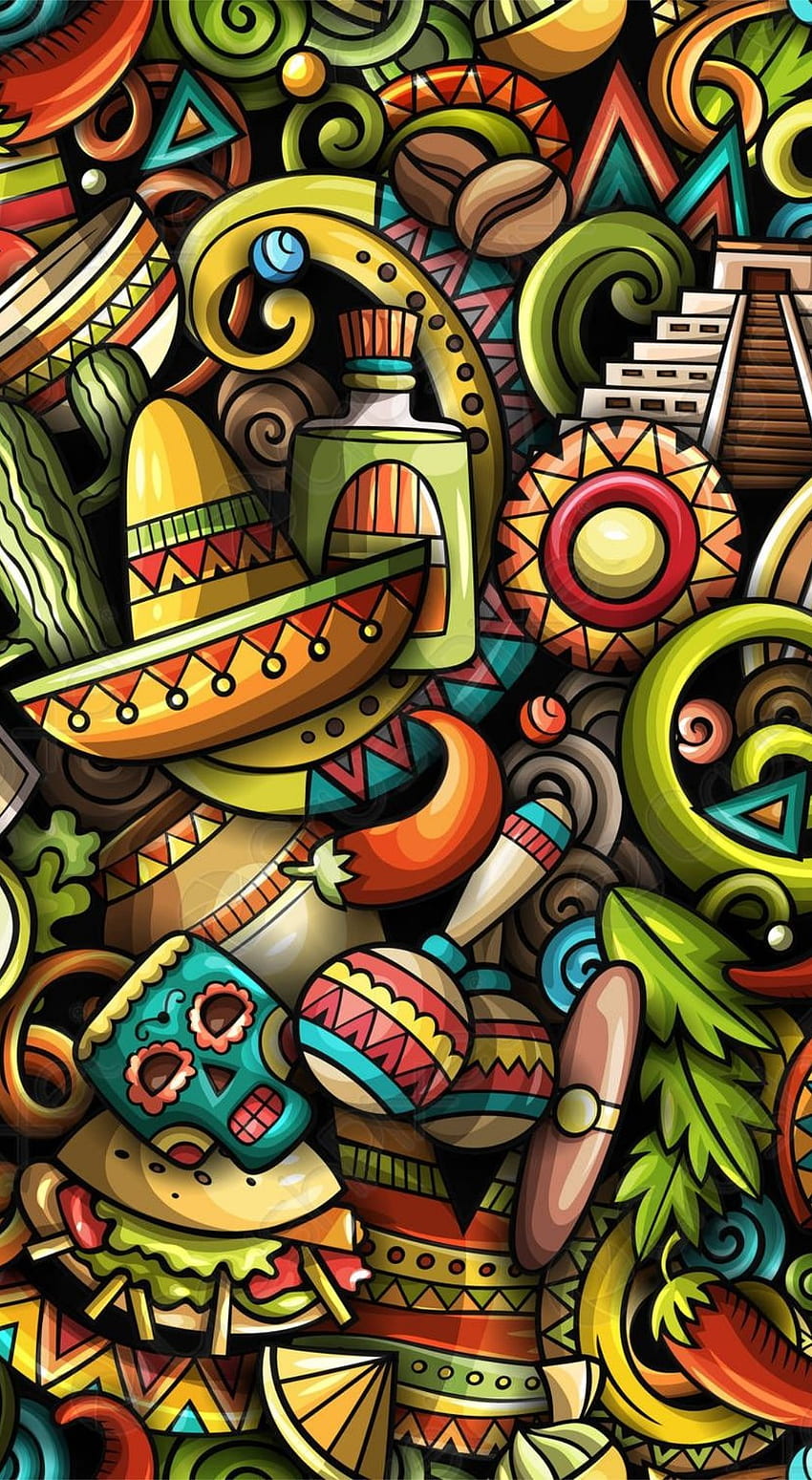 Mex Art, Mexico, Arte HD phone wallpaper