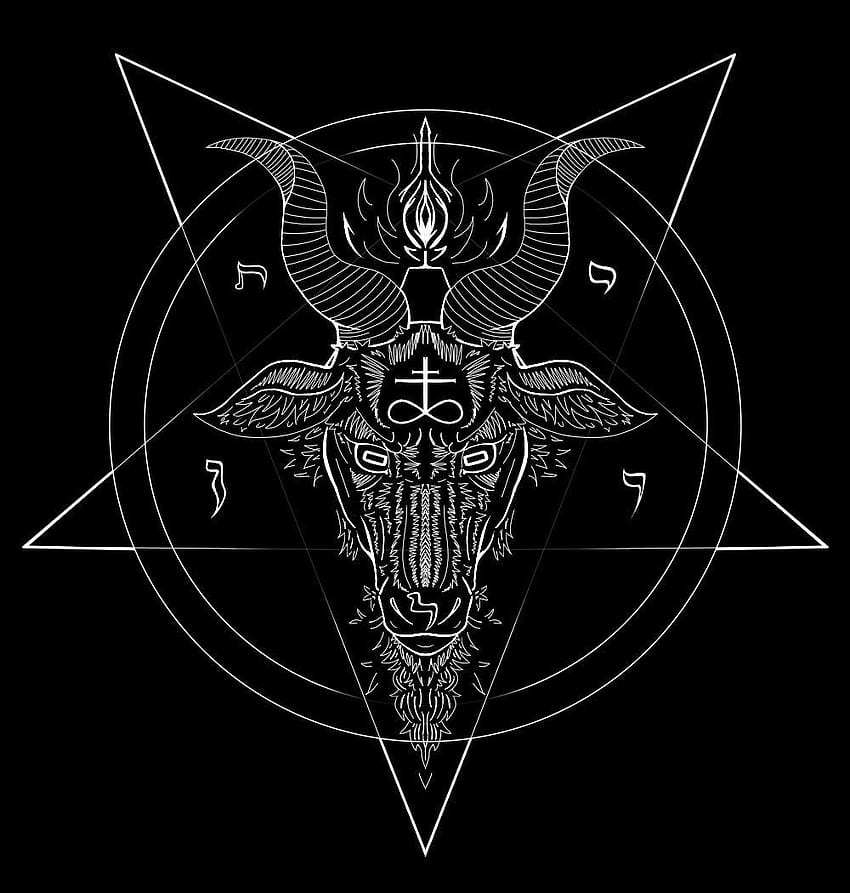 Baphomet-Telefon, Siegel von Baphomet HD-Handy-Hintergrundbild