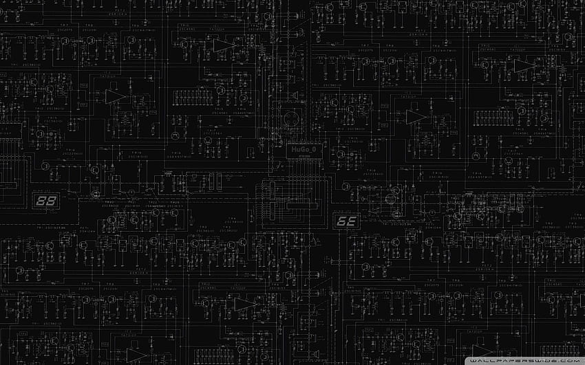 Platine, schwarze Schaltung HD-Hintergrundbild