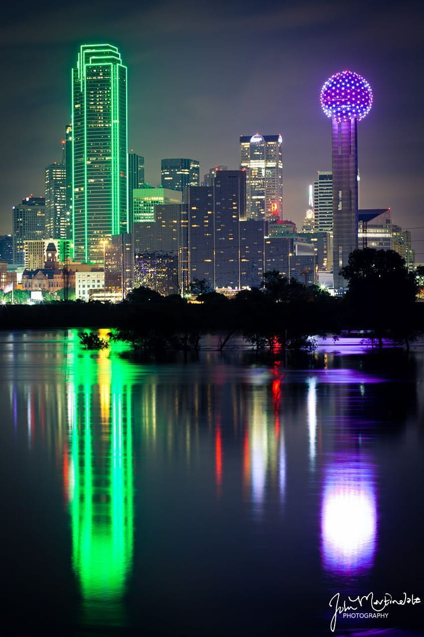 Dallas Skyline, Downtown Dallas HD phone wallpaper