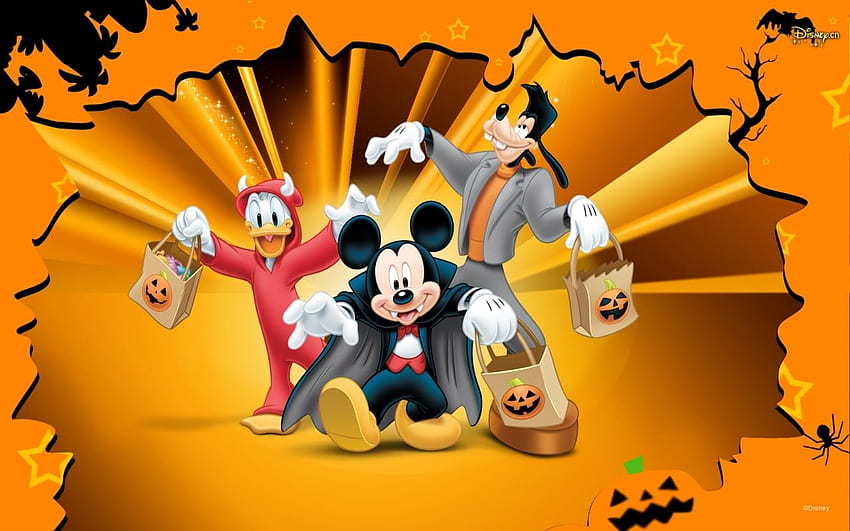 Disney photo wallpaper Minnie Mickey Donald & Goofy 202x90cm