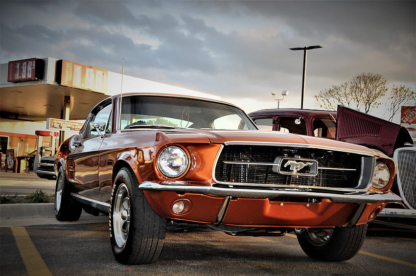 Front Ford Mustang Muscle Car Hd Wallpaper Pxfuel