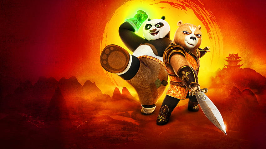 Klaus Dumont, Po, Mr. Ping, Wandering Blade Kung Fu Panda The Dragon Knight HD wallpaper