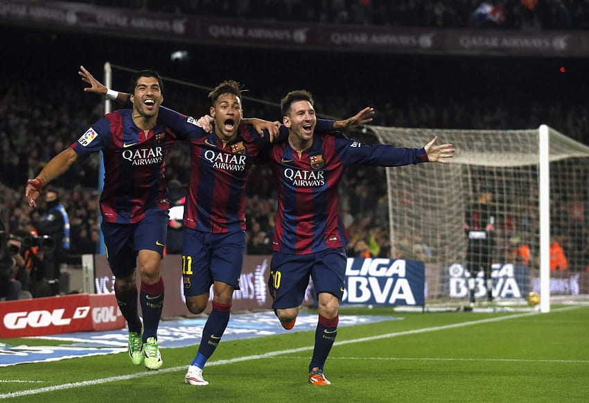 Suarez, Neymar et Messi - Lionel Messi Luis Suarez Neymar - - Fond d'écran HD