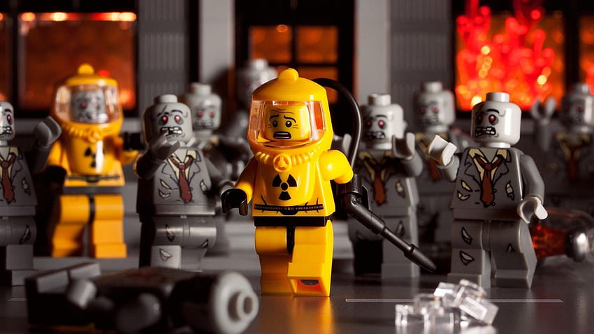 LEGO, humor, zombie / i mobilne tło, humorystyczny zombie Tapeta HD