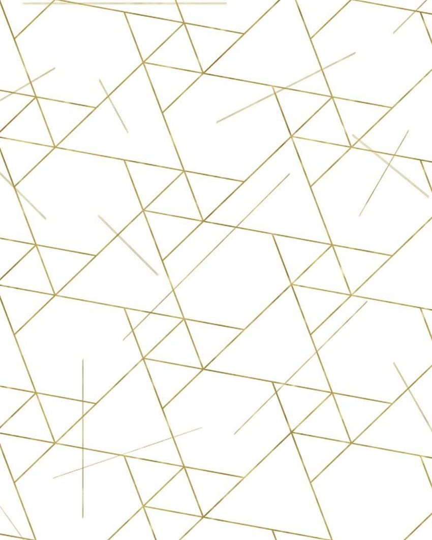 Geo Triangle, Gold Triangle HD phone wallpaper