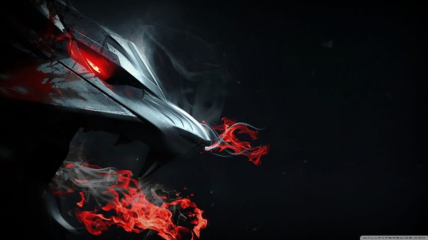 Latest Red Dragon FULL 1920×1080, Red and Black Dragon HD wallpaper