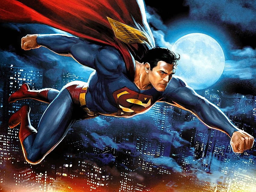 De dibujos animados de animación de película de dibujos animados de Superman,  cómic de Superman fondo de pantalla | Pxfuel