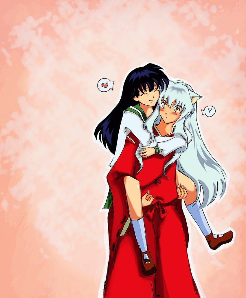 Inuyasha and Kagome: Sweet Love by Rocioo. Anime 2. Inuyasha, Romantic Anime Inuyasha HD phone wallpaper