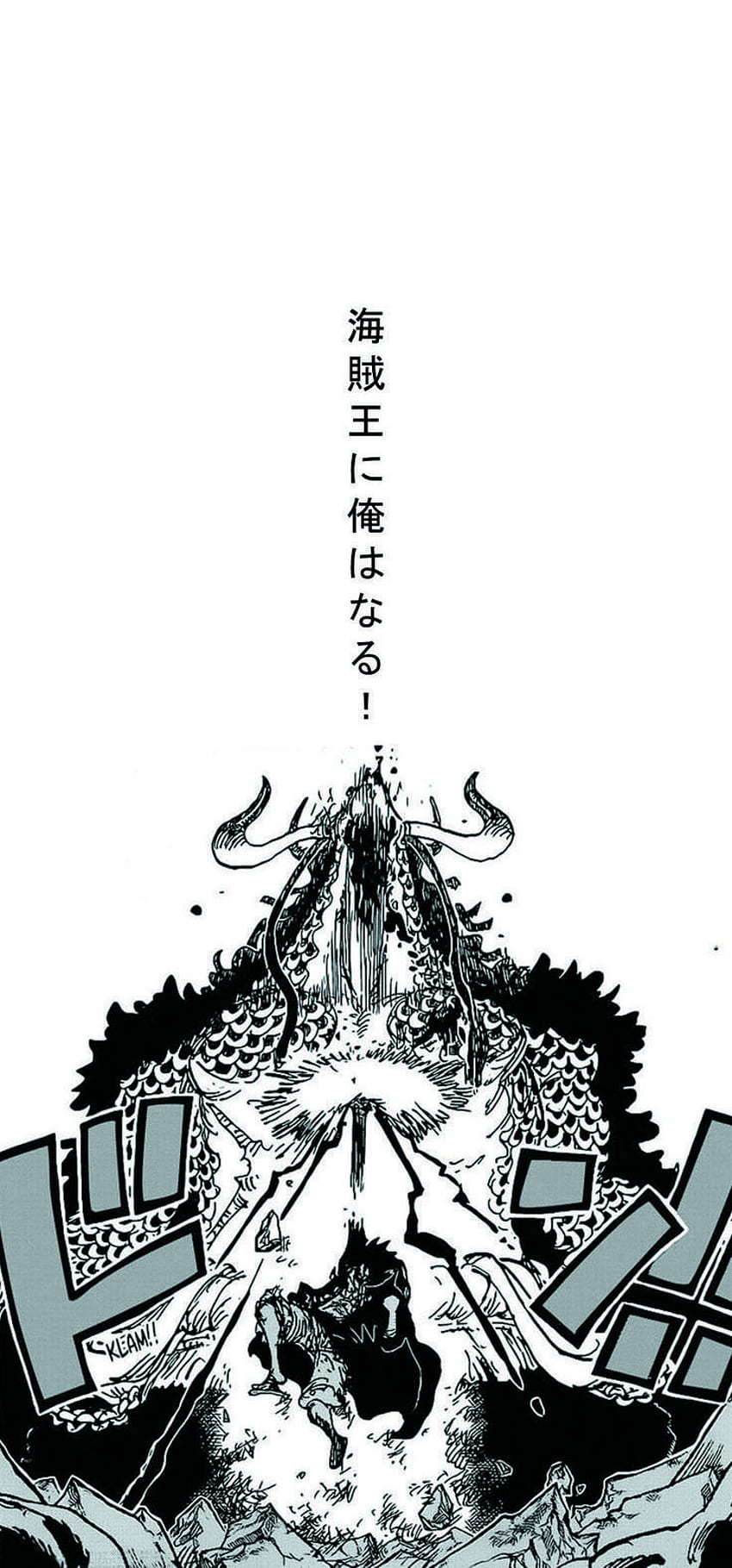 Luffy, Kaido, Wano, Anime, One_Piece, Manga, Onigashima HD phone wallpaper