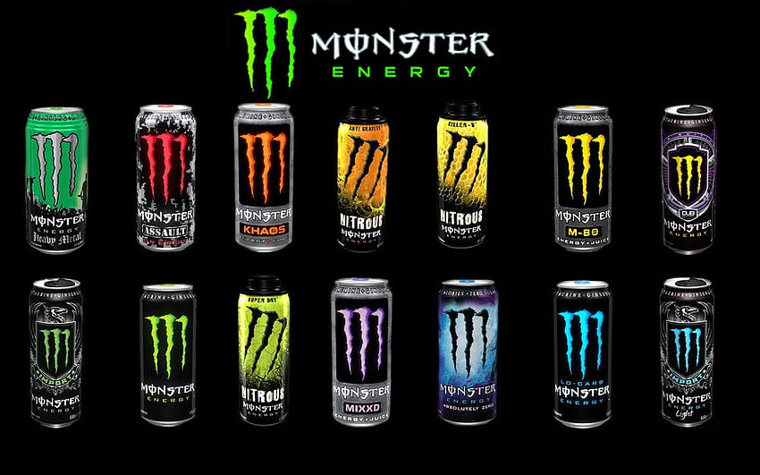 Drinker Holic: monster energy drink HD wallpaper
