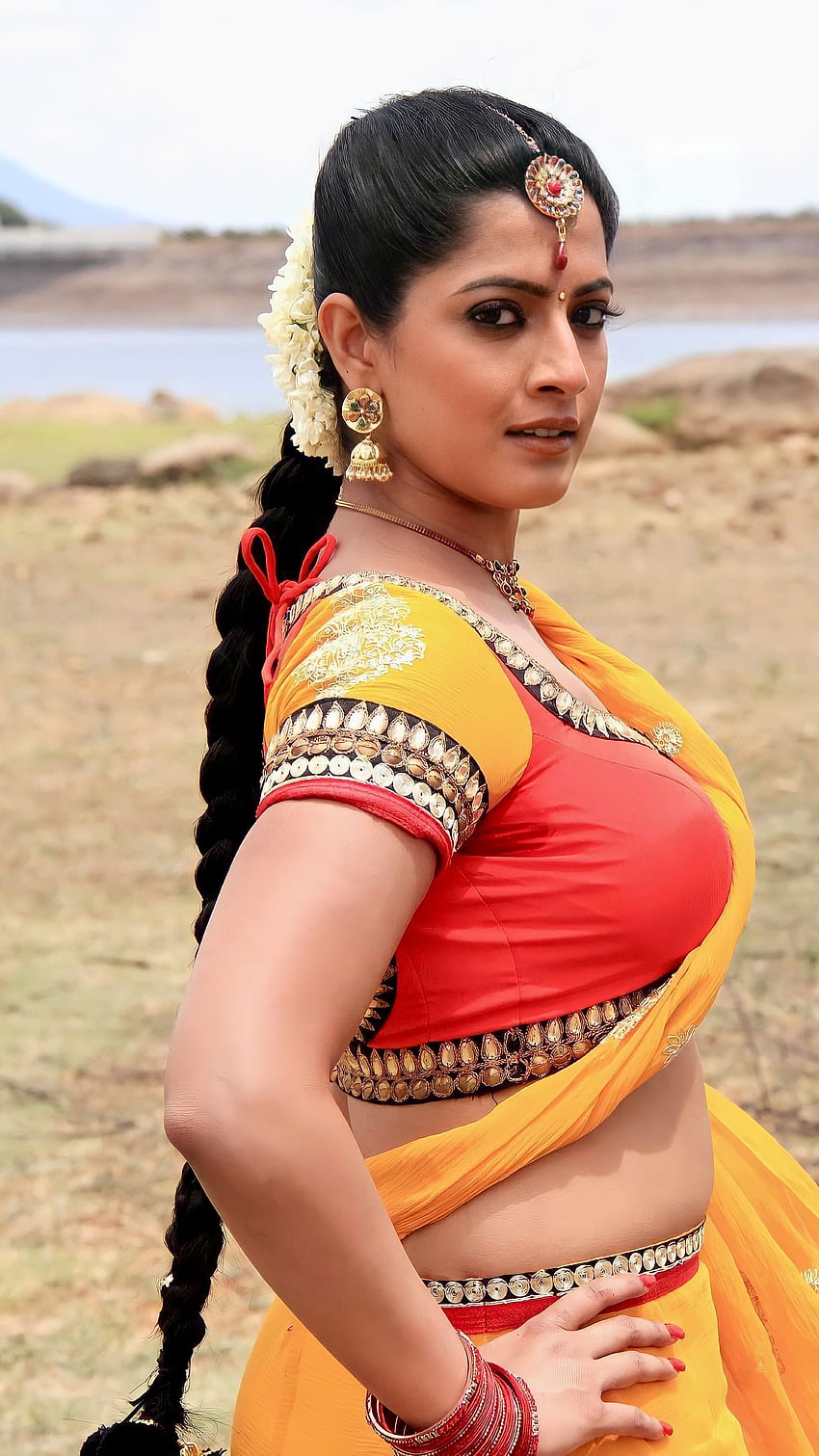 Varalakshmi Sarath kumar, varalakshmi, tamil actress, saree beauty HD phone  wallpaper | Pxfuel