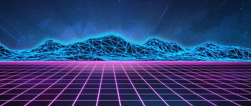 Retro Wave Resolution , Artist , , and Background, 2560 X 1080 Blue HD wallpaper
