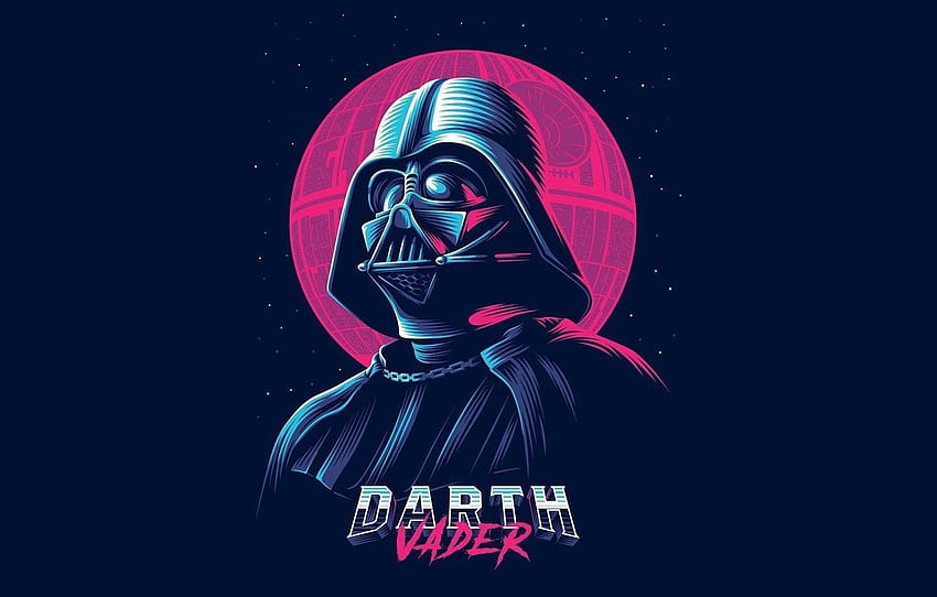 Guerra nas Estrelas, Fundo, Darth Vader, Darth Vader, Estrela da Morte papel de parede HD