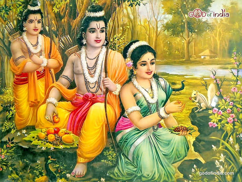 Ram Sita y Lakshman fondo de pantalla