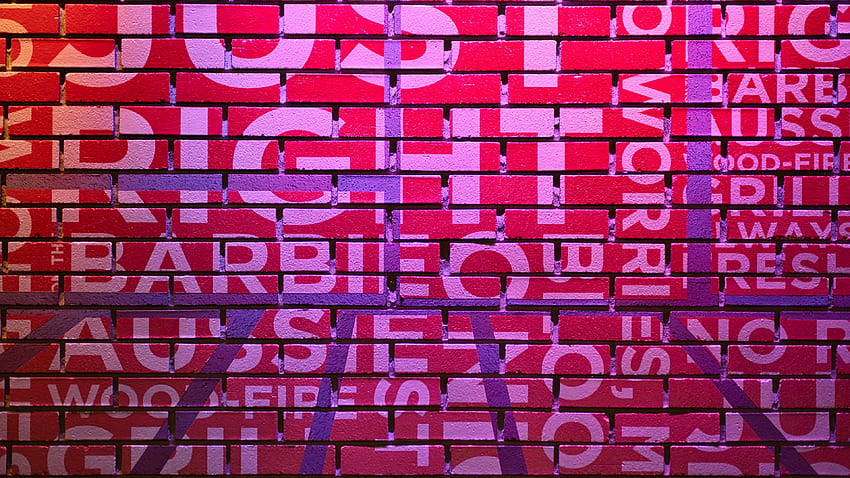 Bricks Wall Graffiti Purple Bright Texture Graffiti HD wallpaper