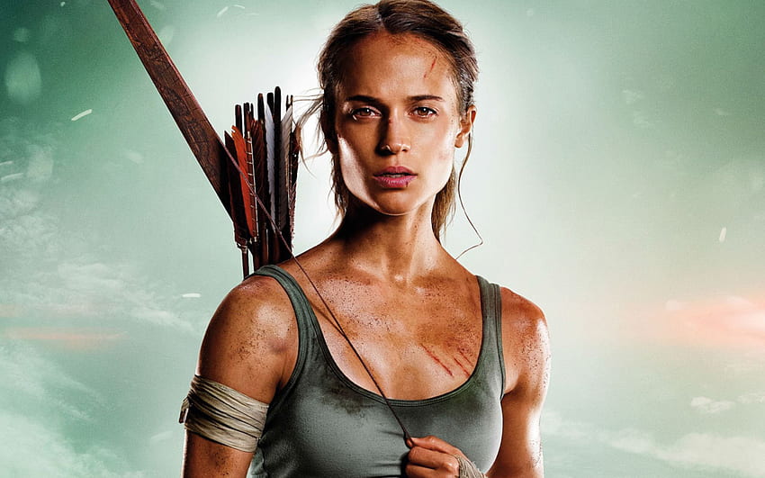 Tomb Raider, film de 2018, Alicia Vikander, Lara Croft Fond d'écran HD