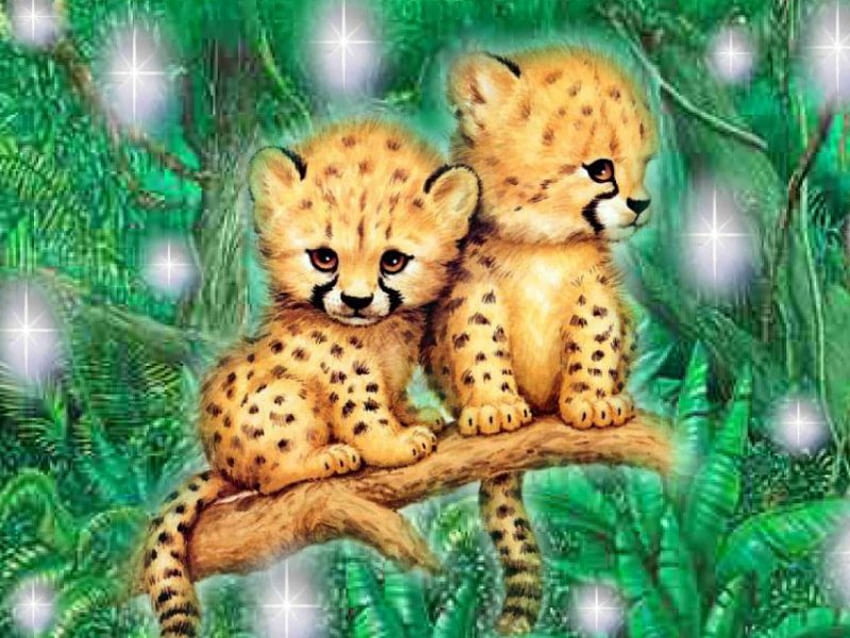 cheeta's, cheeta, cubs HD wallpaper
