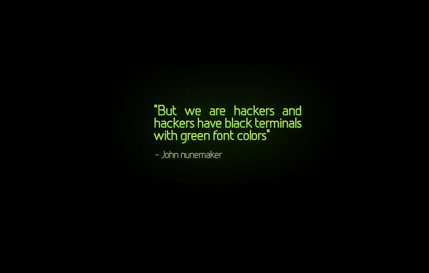green, black, hackers for , section Ð¼Ð¸Ð½Ð¸Ð¼Ð°Ð»Ð¸Ð·Ð¼ - , Hacker Green HD wallpaper