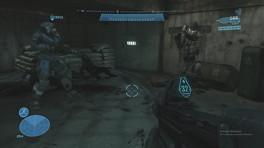 Il fatto che Noble Team in Halo Reach non riconosca nemmeno le brutali morti dei civili in Noble Actual, solo che ci siano vittime militari, la dice lunga su ciò che lo Spartan Sfondo HD
