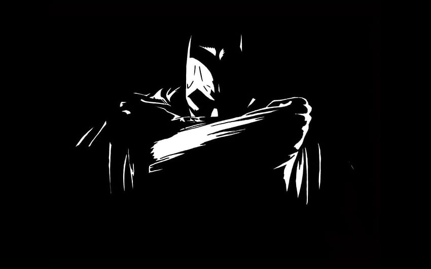 black, And, White, Batman / and Mobile Background, Black and Grey Batman HD wallpaper