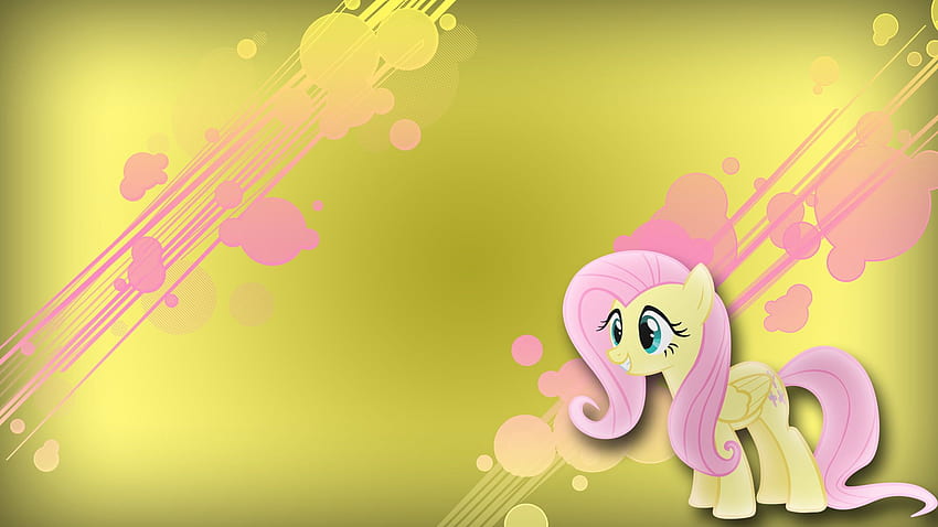 Little Pony, Fluttershy HD wallpaper