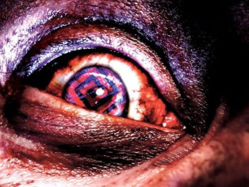 d Eye, purple, diamond, pink pupil HD wallpaper