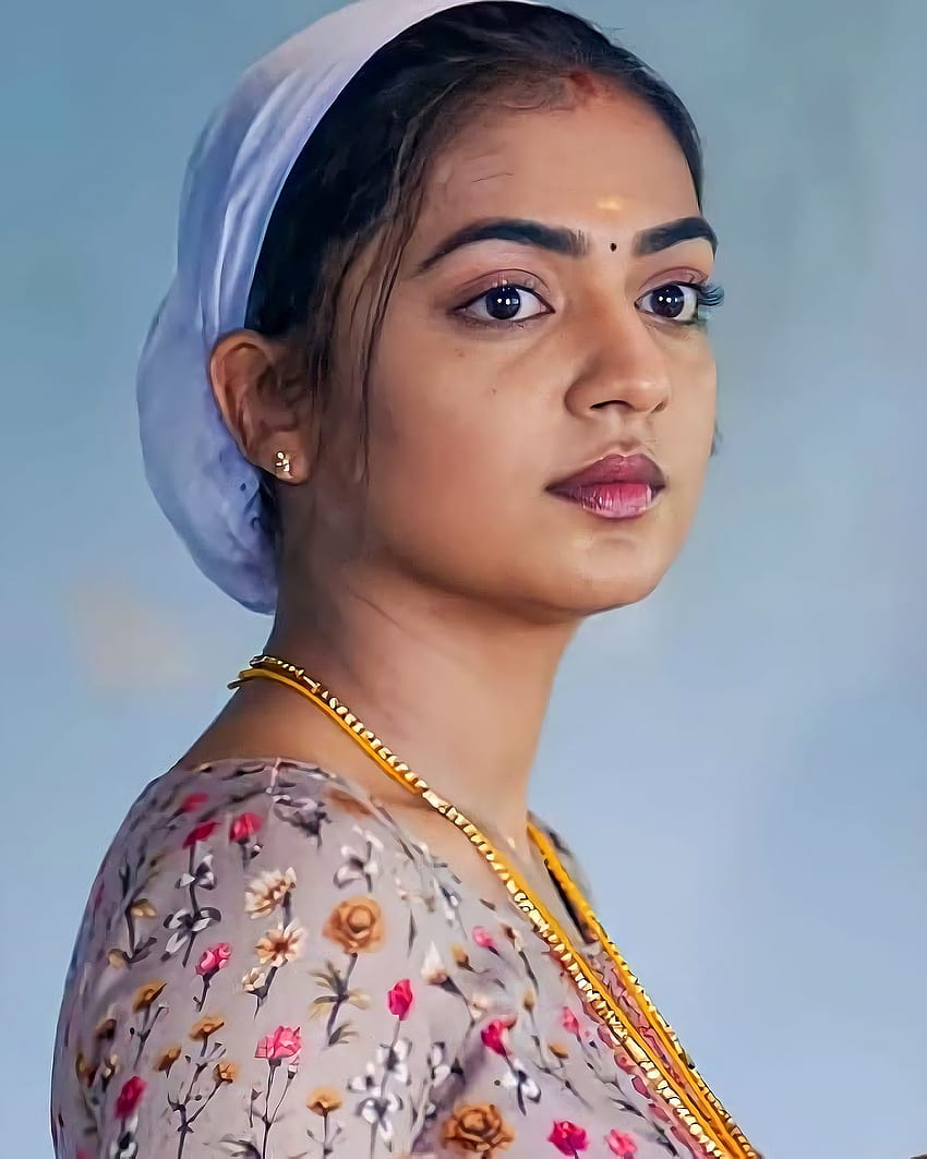 Nazariya Nizam, lip, Malayalam actress HD phone wallpaper