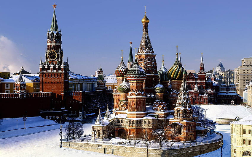 風景, 建築, モスクワ 高画質の壁紙
