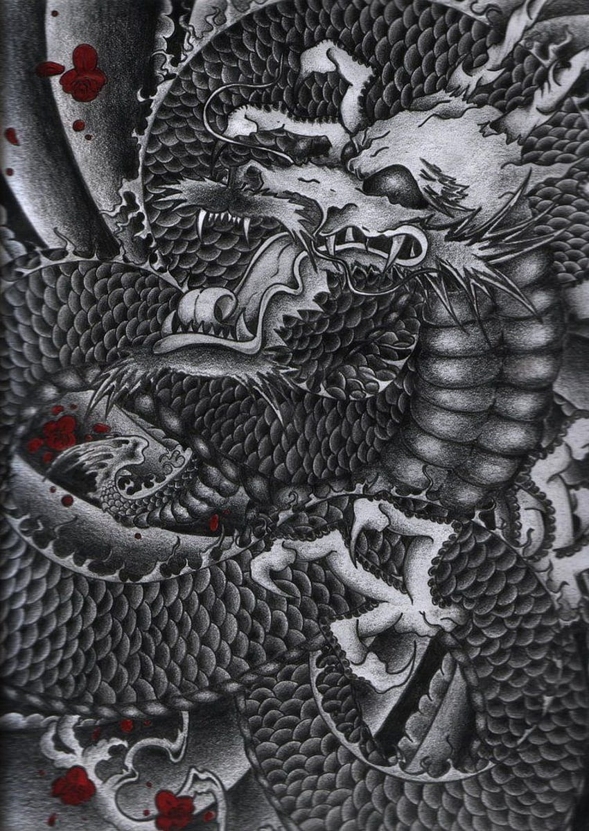 japanese dragon, Japanese Dragon iPhone HD phone wallpaper