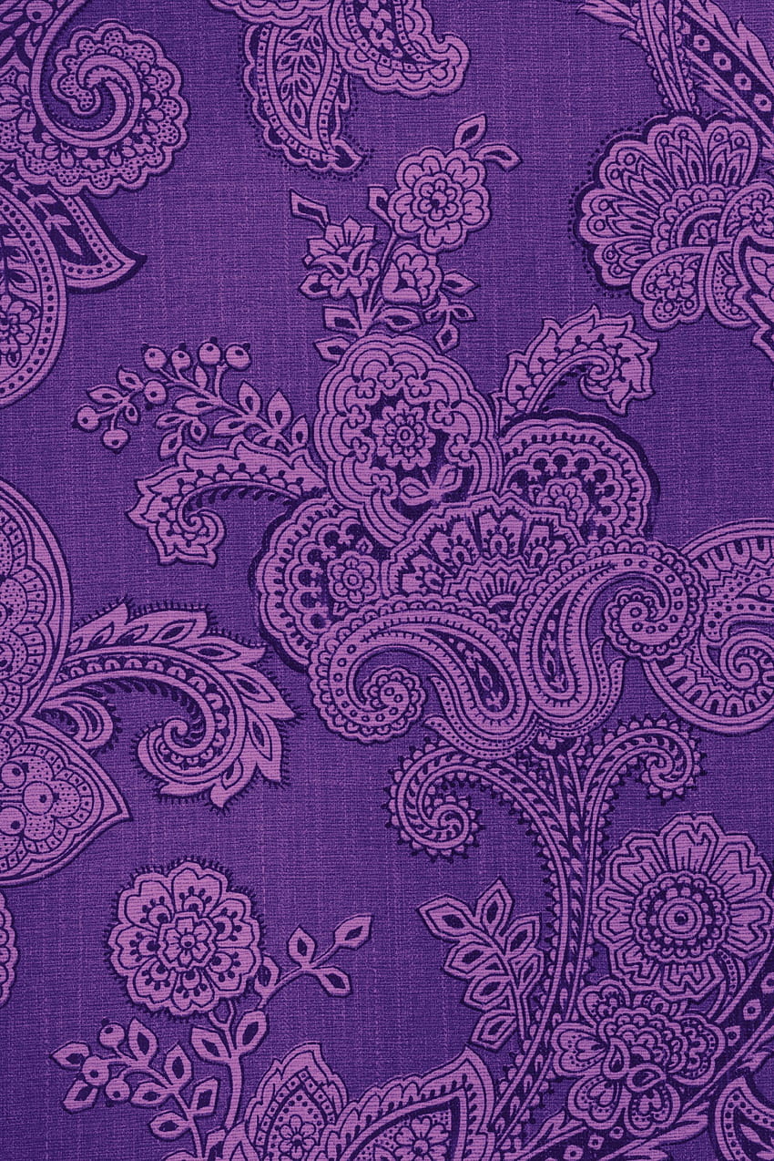 Purple Paisley Background HD phone wallpaper
