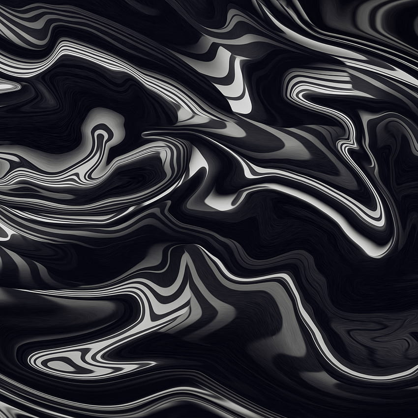 Black Color Liquid iPad Pro Retina Display , Abstract , , and Background, Black Marble HD phone wallpaper