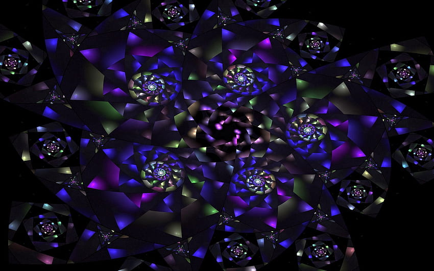Abstrakt, Blumen, Flieder, Muster, Fantasie, Kaleidoskop HD-Hintergrundbild