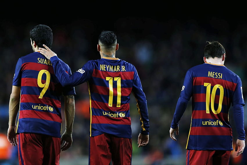 Messi And Neymar, Messi Neymar Suarez HD wallpaper