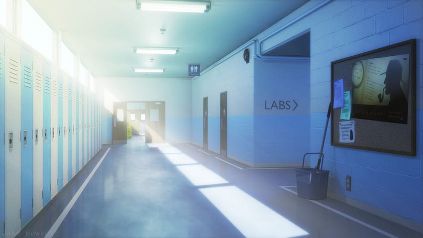 Korytarz Tło. Przedpokój edwardiański , Przedpokój i korytarz Wiktoriański eBay, szkolny korytarz anime Tapeta HD