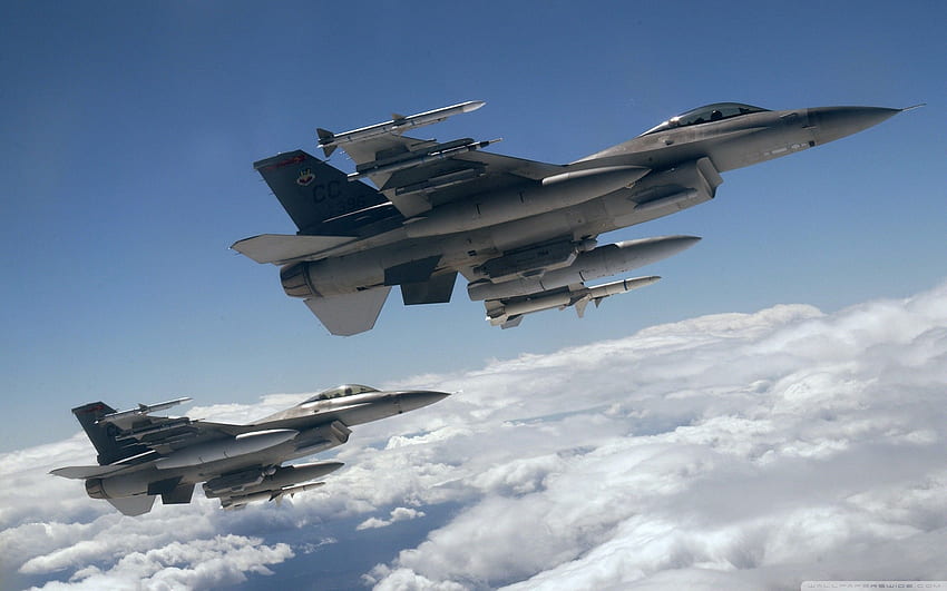 Aéronefs, F 16 Fighting Falcon, Fighter, Jet, F-16 Fond d'écran HD