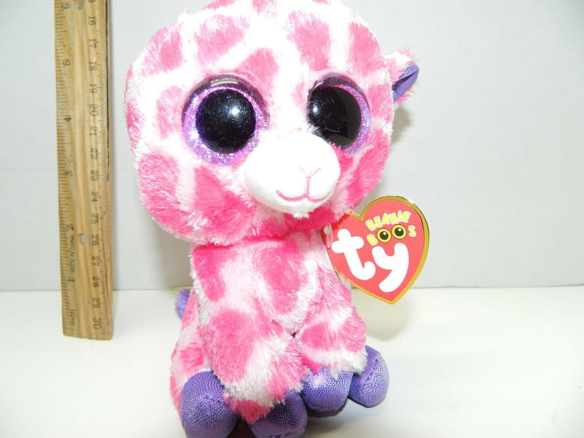 TY Toys RETIRED TY beanie Baby Boos TWIGS THE GIRAFFE pink Boo 6 HD ...