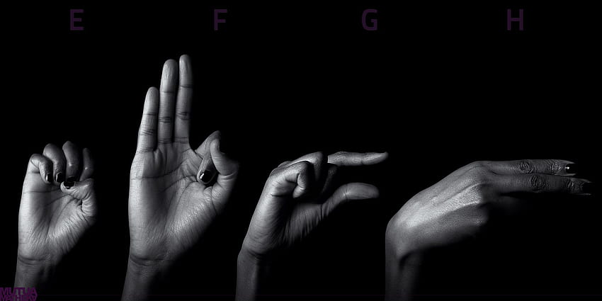 ASL, Sign Language HD wallpaper
