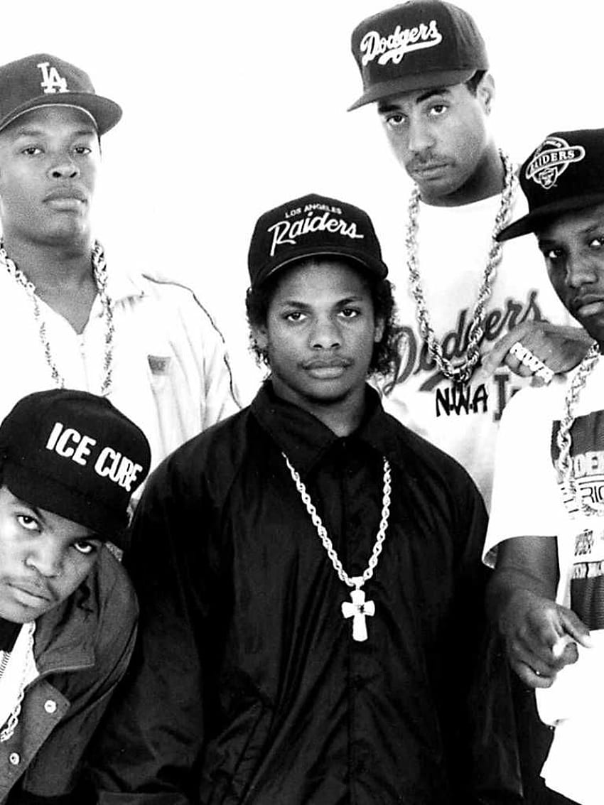 NWA Phone もっと見る DJ Yella, Dr. Dre, Eazy E, Hip Hop, Ice Cube .. ヒップホップの歴史, N.w.a , ヒップホップ音楽, NWA グループ HD電話の壁紙