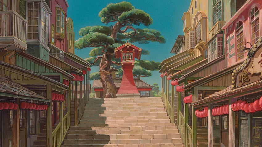 Mobile and . , Studio ghibli background, Spirited away, Studio Ghibli PC HD wallpaper