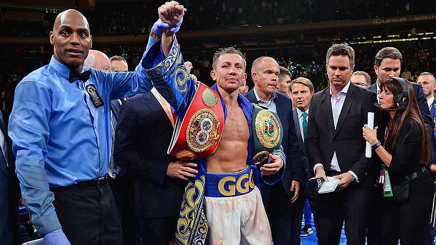 Gennadiy Golovkin vs. Sergiy Derevyanchenko fight results: GGG survives incredible battle for close win, Gennady Golovkin HD wallpaper