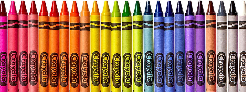 Beginnend Crayola Buntstifte, Buntstiftfarben HD-Hintergrundbild
