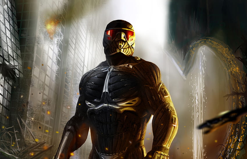 Crysis 2, gra wideo, nanokombinezon, żołnierz Tapeta HD