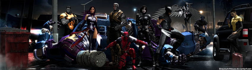 X Force Movie Dual Screen, X-Force Deadpool Awesome HD wallpaper