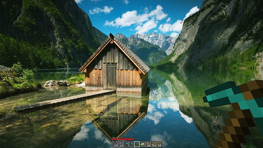 Realistic Minecraft , Nature Minecraft HD wallpaper