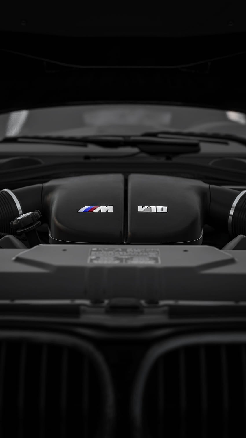Motor BMW M5 E60 fondo de pantalla del teléfono