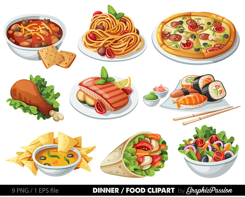 goldfish food clipart for kids