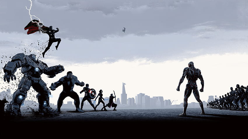 Avengers Age Of Ultron Artwork, Superhelden HD-Hintergrundbild