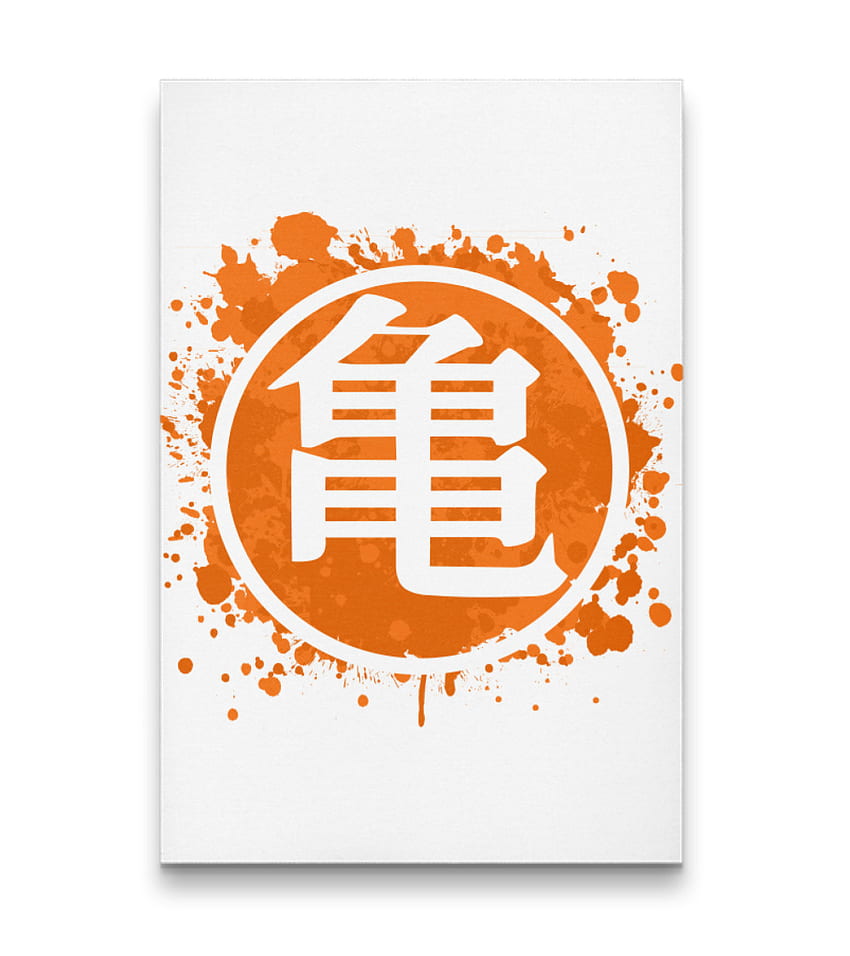 Плакат с драконова топка със символ Goku. Печатница за тениски, чаши, маски за лице, Goku Kanji HD тапет за телефон